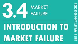 34  Market Failure Introduction to Market Failure [upl. by Haase]