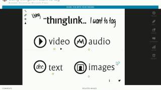 How to add YouTube video to ThingLink [upl. by Solhcin505]