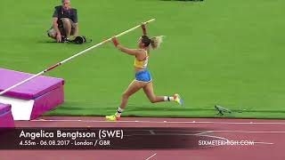 Angelica Bengtsson SWE  455m at World Championships London 2017 [upl. by Sanburn997]