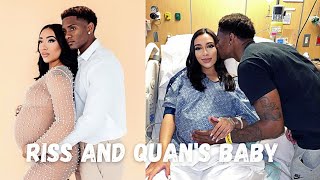 RISS AND QUANS BABY RISSAS PREGNANCY LOOKS [upl. by Ellesig]