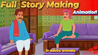 2D Animation Story Making  In Hindi  Rac Educater  India [upl. by Alayne]