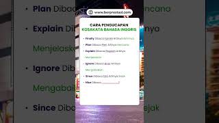 CARA PENGUCAPAN KOSAKATA BAHASA INGGRIS [upl. by Jerrol]