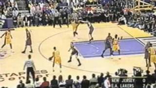 2002 NBA Finals Nets at Lakers Gm 2 part 112 [upl. by Olethea128]