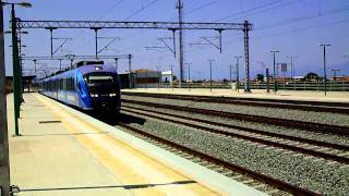 quotThe bluequot Desiro EMU departs from Kiato station [upl. by Arretahs512]