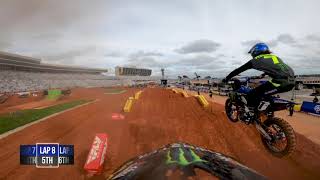 GoPro Malcolm Stewart  2021 Monster Energy Supercross  Atlanta 1  450 Main Event Highlights [upl. by Chicky]