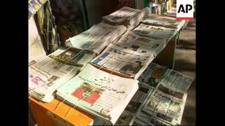 New newspapers open replacing those closed down by press laws [upl. by Otti]