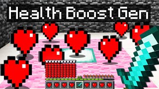 Minecraft Bedwars but I added infinite health generators [upl. by Arimas884]