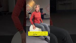 Exercise Ball Dos amp Donts for Pelvic Health 👇️⁠ [upl. by Nanerb]