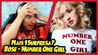 ROSÉ  number one girl official music video  REACT DO MORENO [upl. by Xed]