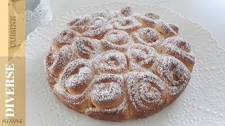 بريوش الرولي بمذاق رائع مع جميع النصائح لإنجاحه Brioche Flower [upl. by Hazelton]