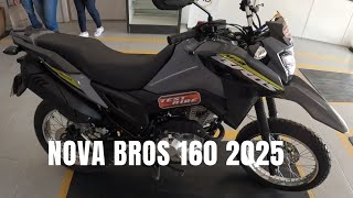 NOVA BROS 160 2025 TESTE RIDE PREÇO [upl. by Lytsirhc]