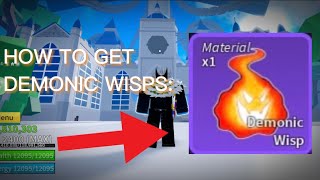 How To Get Demonic Wisps Quick Guide Blox Fruits [upl. by Marchall]