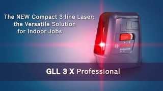 Bosch GLL 3X Professional Crossline Laser [upl. by Lunneta]