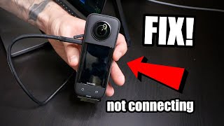 Insta360 X3 NOT Connecting to Computer FIX [upl. by Aicilev135]