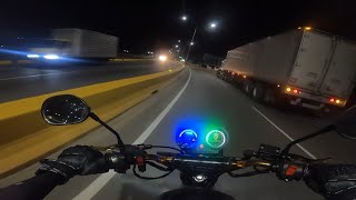 Caracas de Noche en Moto Bera SBR 150 [upl. by Elyrad]