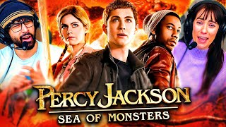 PERCY JACKSON SEA OF MONSTERS 2013 MOVIE REACTION First Time Watching  Full Movie Review [upl. by Yerffoej]