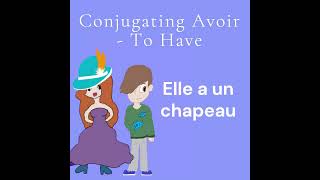 Conjugation of Avoir  To Have short french tohave [upl. by Meehsar]