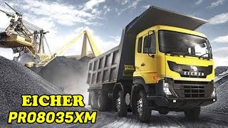 EICHER PRO8035XM Tipper 12 wheels Adimalikkaran [upl. by Ellenod]