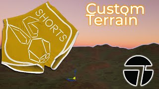 Twinmotion 2023 Shorts Custom Terrain Import [upl. by Harness197]