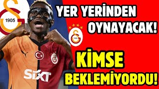 GALATASARAYDA YER YERİNDEN OYNAYACAK VİCTOR OSİMHEN [upl. by Elsa]