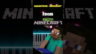 How To Play Haggstrom Minecraft on Piano  Minecraft Noteblock Tutorial [upl. by Saideman]