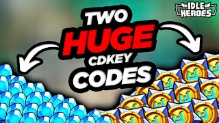 Idle Heroes  Two HUGE CDKEY Codes for September [upl. by Rolanda712]