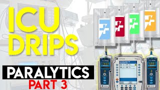 Paralytic Monitoring and Care  Paralytics Part 3  ICU Drips [upl. by Curkell]