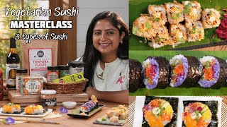 Sushi Masterclass  Maki Uramaki and Donut StepbyStep Guide to Make PERFECT RestaurantLike Sushi [upl. by Angeline371]