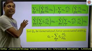 Lagranges equation of motion for holonomic dynamical system  Lagranges equation of 2nd kind [upl. by Ahsienot]