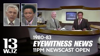 WJZTV Baltimore  Eyewitness News 11PM Newscast Open  19801983  WJZ 13 [upl. by Braswell]