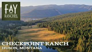 Montana Ranch For Sale  Checkpoint Ranch  Huson MT [upl. by Kelwunn]