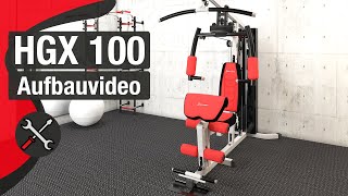 HGX100 Home Gym  Aufbauanleitungconstructionstructureestructurastruttura [upl. by Ornstead]