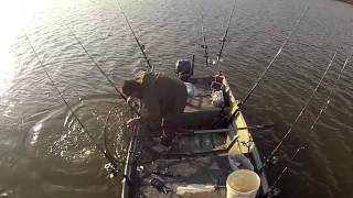 743 pounds of Blue Catfish in 4 hours  SOLO James River VA [upl. by Leihcar]