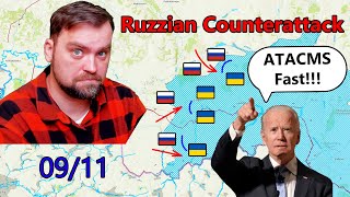 Update from Ukraine  Big News Ruzzia Counterattacks in Kursk  USA gives permission for ATACMS [upl. by Sissel]