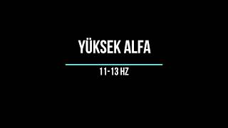 Yüksek Alfa Dalgası 1113 Hz [upl. by Lesko]