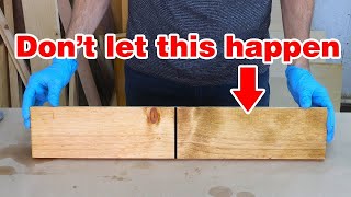 Biggest wood staining mistakes and misconceptions  Wood staining BASICS [upl. by Uchish842]