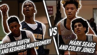 Undefeated ALABAMA FUSION🤭 VS MEBOS DAESHUN RUFFIN AND KEONDRE MONTGOMERY [upl. by Anayit345]