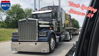 Summer 2024 Truck Spotting Vol 1  Michigan Ohio amp Pennsylvania [upl. by Edroi]