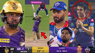 Every One Shocked When Sunil Narayan Back TO Back Hit sixes too Ishant Sharma in KKR Vs DC [upl. by Doownyl]