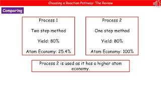 OCR Gateway A C513  Choosing a Reaction Pathway Review [upl. by Val]