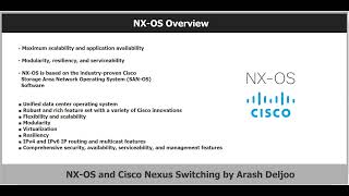 NX OS Overview by Arash Deljoo [upl. by Paten]