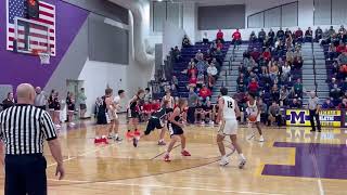 Tuscola Warriors vs GCMS Falcons Varsity Boys Basketball Highlights [upl. by Norrahc]