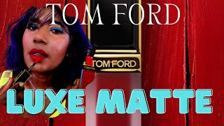 TRUE LUXE  Honest Review  Tom Ford Liquid Luxe Matte [upl. by Enimisaj]