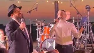 Avraham Fried and Benny Friedman sing Yesimcha Elokim at the RCCS event [upl. by Anahpos]