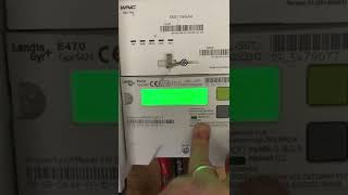 How to read an electricity meter Landis E470 type 5424 [upl. by Kissel905]