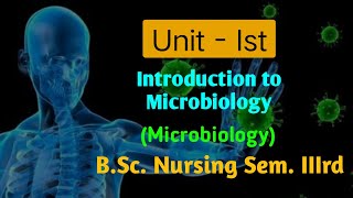 Introduction to Microbiology  microbiology bscnursing  medicotalibpoetry  nursingnotes [upl. by Ehsrop315]