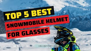 Top 3 Best Snowmobile Helmet for Glasses Review of 2023 l Best Snowmobile Helmet for Glasses Price [upl. by Coltin878]