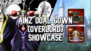 Showcasing Ainz Ooal Gown Overlord  The Supreme One  Anime Champion Simulator [upl. by Naveb]