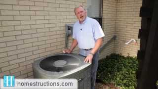 How to clean the outdoor condensing unit on your air conditioner [upl. by Horodko]