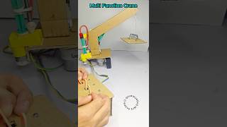 Multi Function Crane • Dc Motor  dcmotor tech youtubeshorts dcmotorproject [upl. by Powers90]